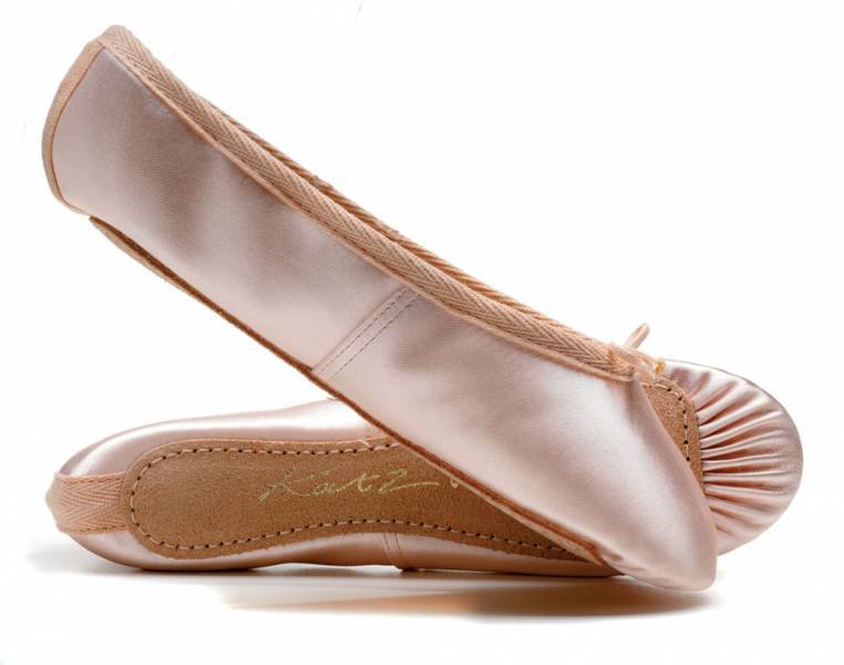 Katz Full Sole Satin Ballet Shoe 6+ (WIDE)